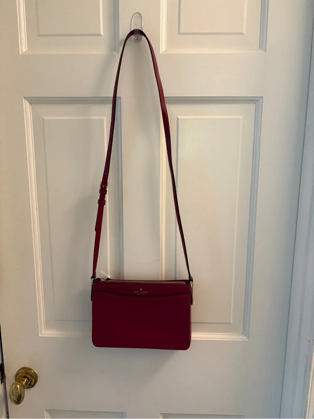 kate spade New York Merlot Saffiano Crossbody Bag